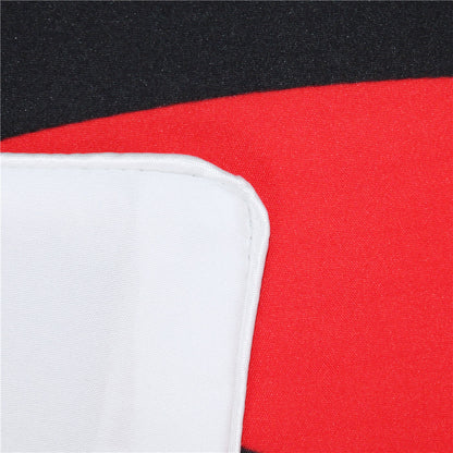 Red And Black Bulldog Bedding Three-piece Set