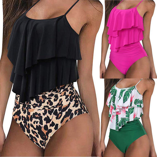 Ladies Sexy Ruffled Bikini Swimsuit