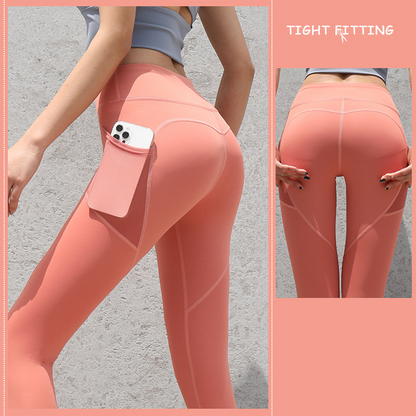 Elevate Your Style: Gym Seamless Gym Leggings with Pockets