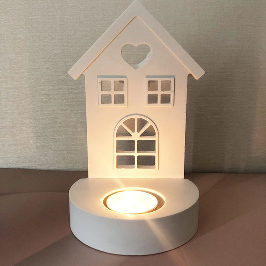 Cute House Candle Holder