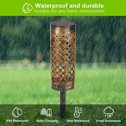 Metal Waterproof Solar-powered Lawn Lamps