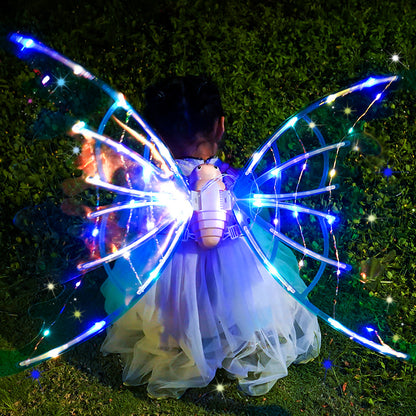 Beautiful Electrical Moving Fairy Wings with Lights