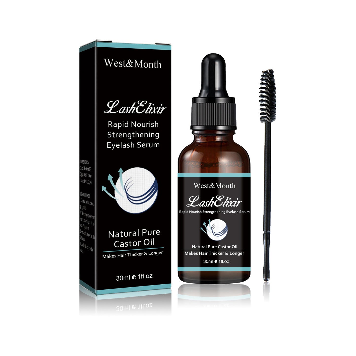 Lash Elixir Boost: West & Mount Strengthening Eyelash Serum