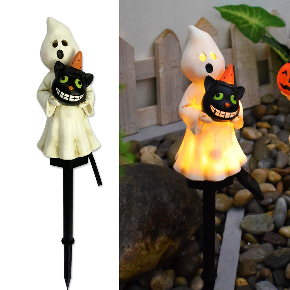 Halloween Solar Garden Pumpkin Lantern Decorative Light