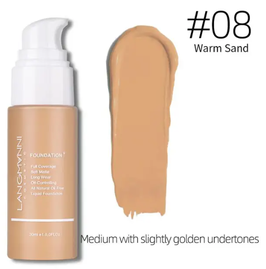 Langmanni 13 Colours Liquid Foundation Oil Control Concealer