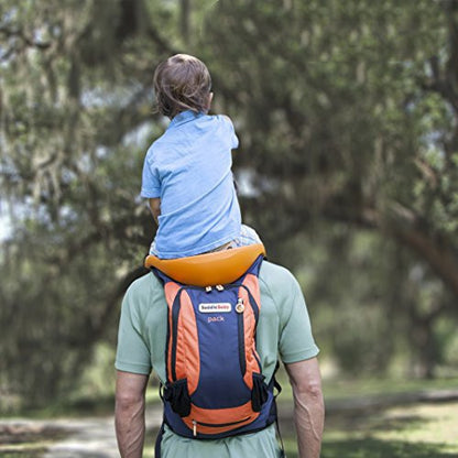 Hands-Free Shoulder Carrier with Ankle Straps and Cushioned Hip Seat