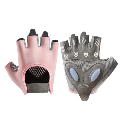 Women's Half Finger Training Thick Liquid Silicone Gloves