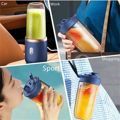 Portable Electric Juice Maker: Compact Smoothie Blender