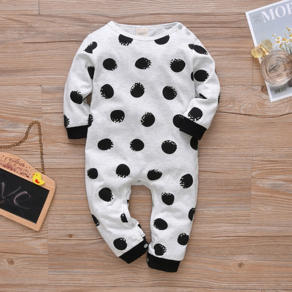 Long-sleeved Cotton One-piece Baby Romper - It wasn't me