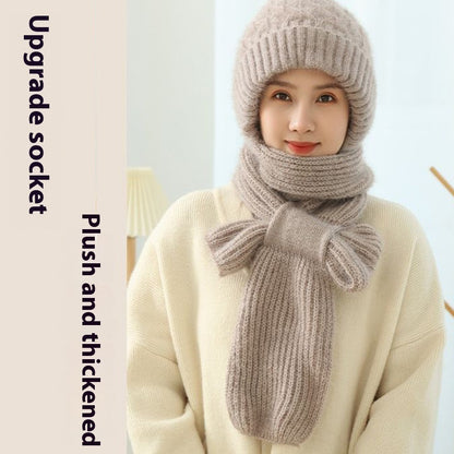 Lush Wool Hat & Scarf Double Layered for extra warmth