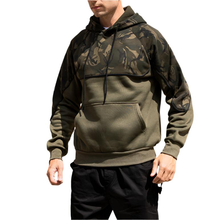 Men's Camouflage Fleece Pullover Sweater