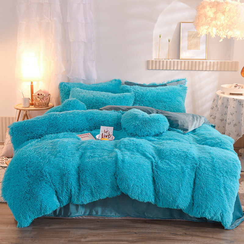 Luxury Thick Winter Fleece Duvet Cover