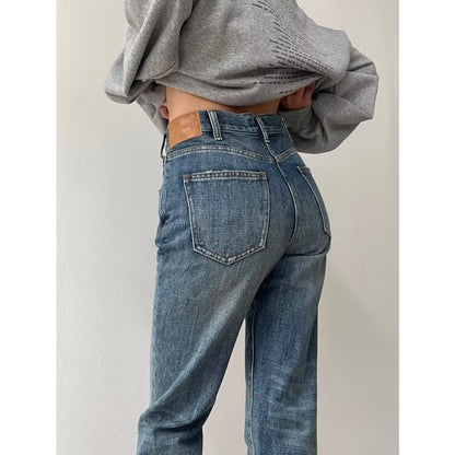 Retro Denim Bell-bottom Jeans: Vintage Chic