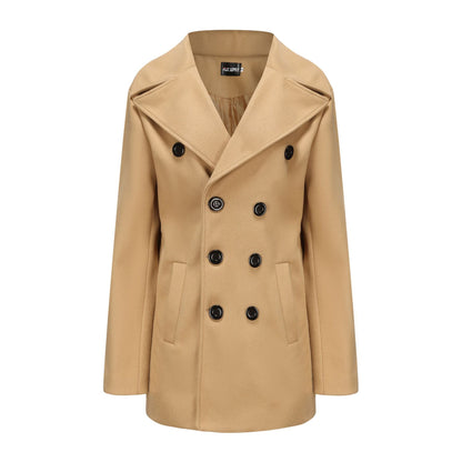 Classic Mid-Length Wool Coat: Timeless Elegance