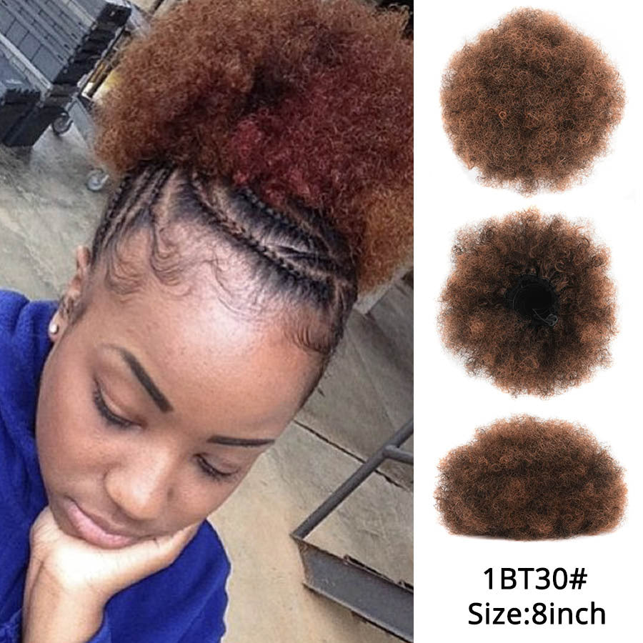 High Puff Afro Hair Ponytail