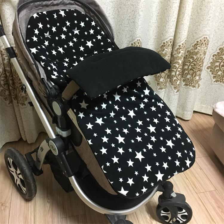 Baby Plain Thick Winter Stroller Sleeping Bag