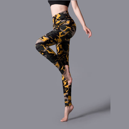 Printed Comfortable Camouflage Cotton Leggings