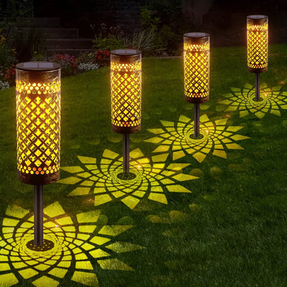 Metal Waterproof Solar-powered Lawn Lamps