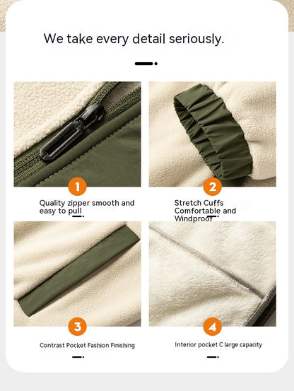 Double-Sided Fleece Jacket