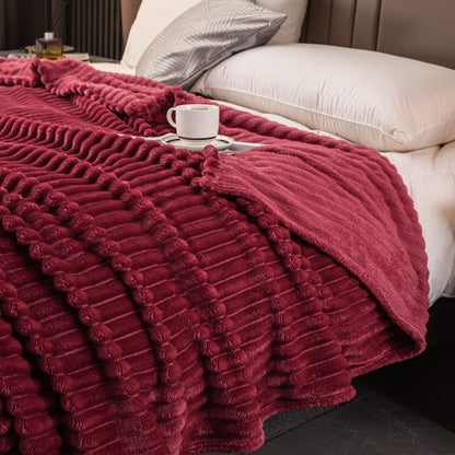 Velvet Flannel Blanket: Luxurious Comfort for Cozy Nights