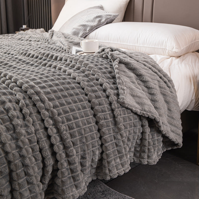 Velvet Flannel Blanket: Luxurious Comfort for Cozy Nights