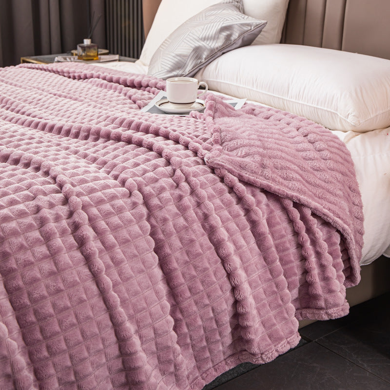 Velvet Flannel Blanket: Luxurious Comfort for Cozy Nights