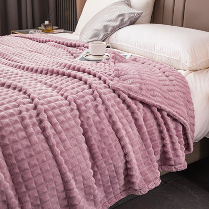 Velvet Flannel Blanket: Luxurious Comfort for Cozy Nights