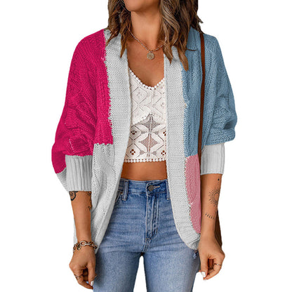 Cozy Chic: Colourful Knitted Cardigan