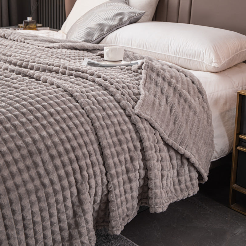 Velvet Flannel Blanket: Luxurious Comfort for Cozy Nights