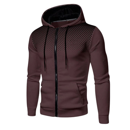 Sports Fitness Zip-up Hoodie