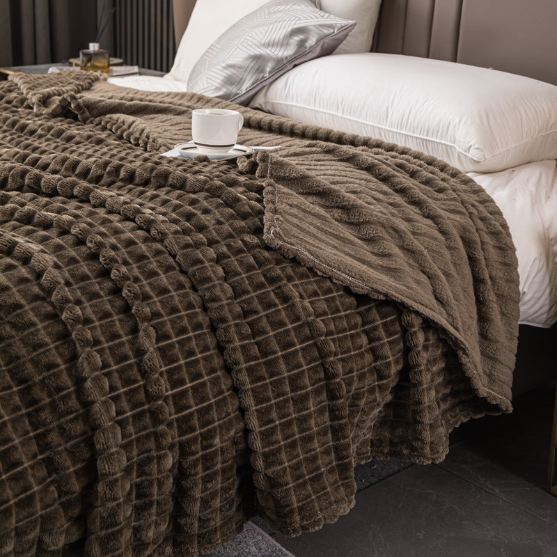 Velvet Flannel Blanket: Luxurious Comfort for Cozy Nights