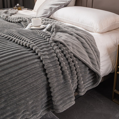 Velvet Flannel Blanket: Luxurious Comfort for Cozy Nights