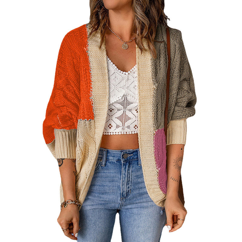 Cozy Chic: Colourful Knitted Cardigan