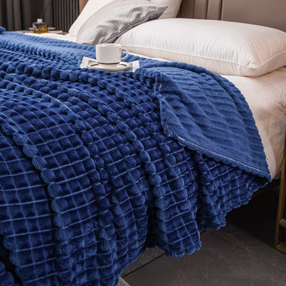 Velvet Flannel Blanket: Luxurious Comfort for Cozy Nights