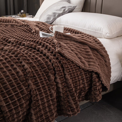 Velvet Flannel Blanket: Luxurious Comfort for Cozy Nights