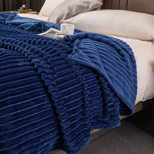 Velvet Flannel Blanket: Luxurious Comfort for Cozy Nights