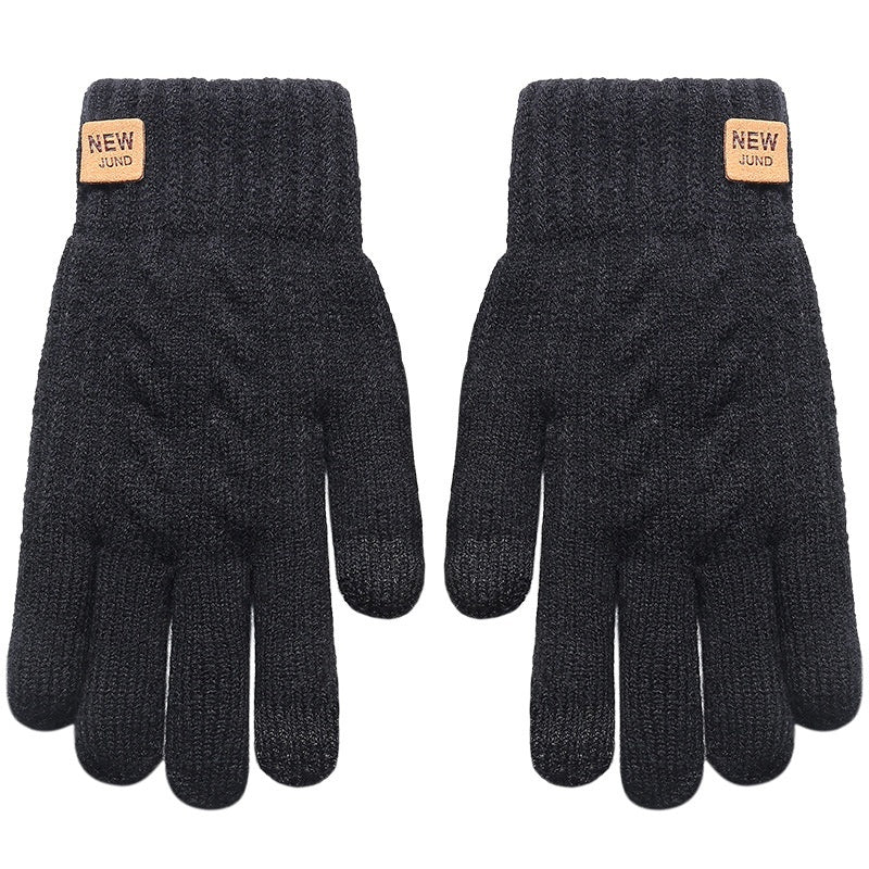 Winter Women's Double Layer Fleece-lined, Cold Protection Gloves