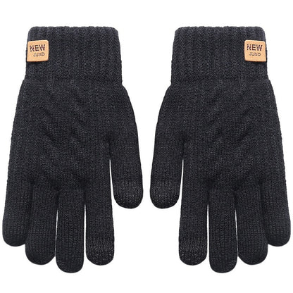 Winter Women's Double Layer Fleece-lined, Cold Protection Gloves