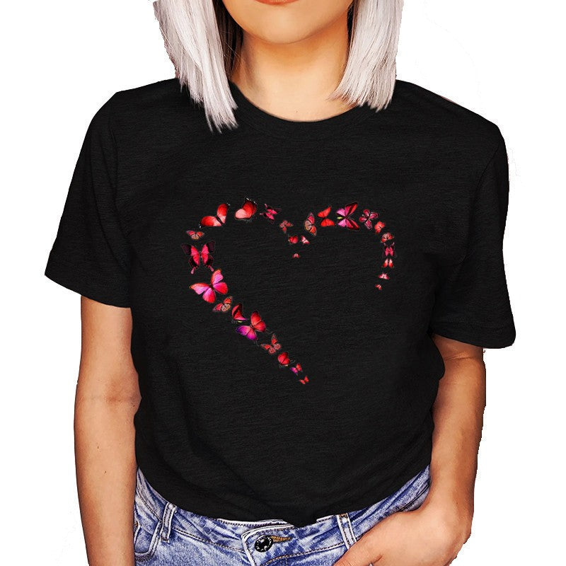 Printed Loose Fit Women's T-Shirt