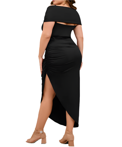 Stunning Plus Size Evening Dress & Shoulder Jacket