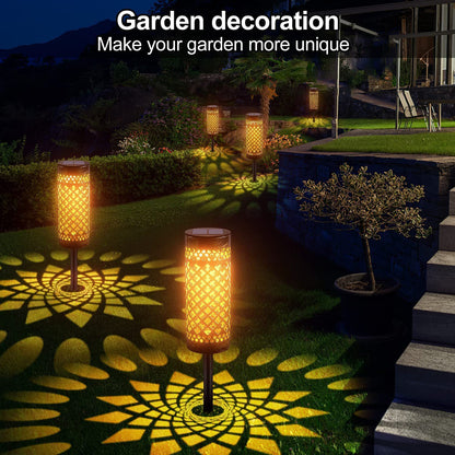 Metal Waterproof Solar-powered Lawn Lamps