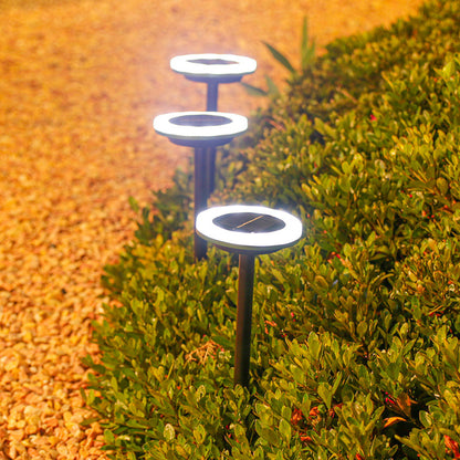 Solar Lawn Ring Light Outdoor Courtyard