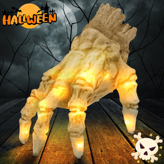 Halloween Electric Luminous Crawling Hand With Spooky Sound