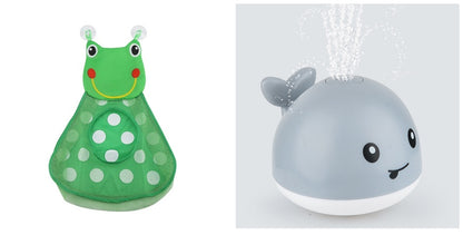 LED Fun Bath Time with Spouting & Spray Whale