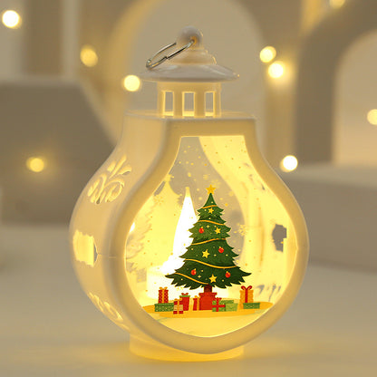 Christmas Candle Lamp Ornaments