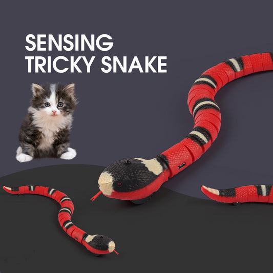 Smart Sensing Automatic Electronic Snake USB Toy for Cats