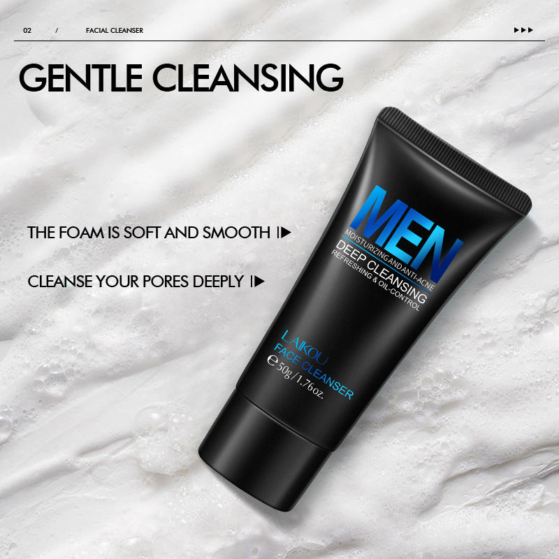 Laikou Men's Facial Scrub Cleanser