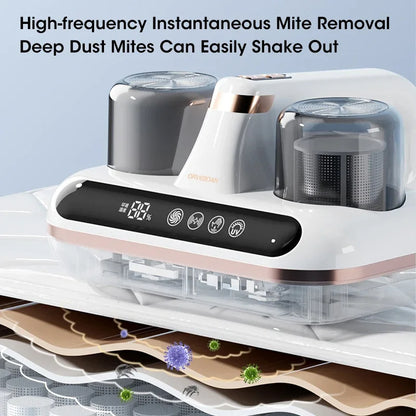 Powerful Suction Mattress Vacuum Mite Remover Cordless Handheld Cleaner