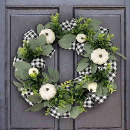 Decoration 40CM Harvest Pumpkin Wreath