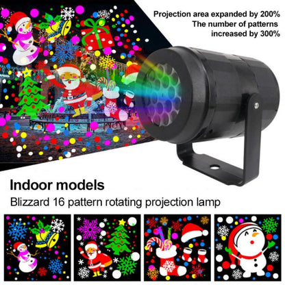 Outdoor Christmas Party Projector LED Lights - Rotating Xmas Pattern